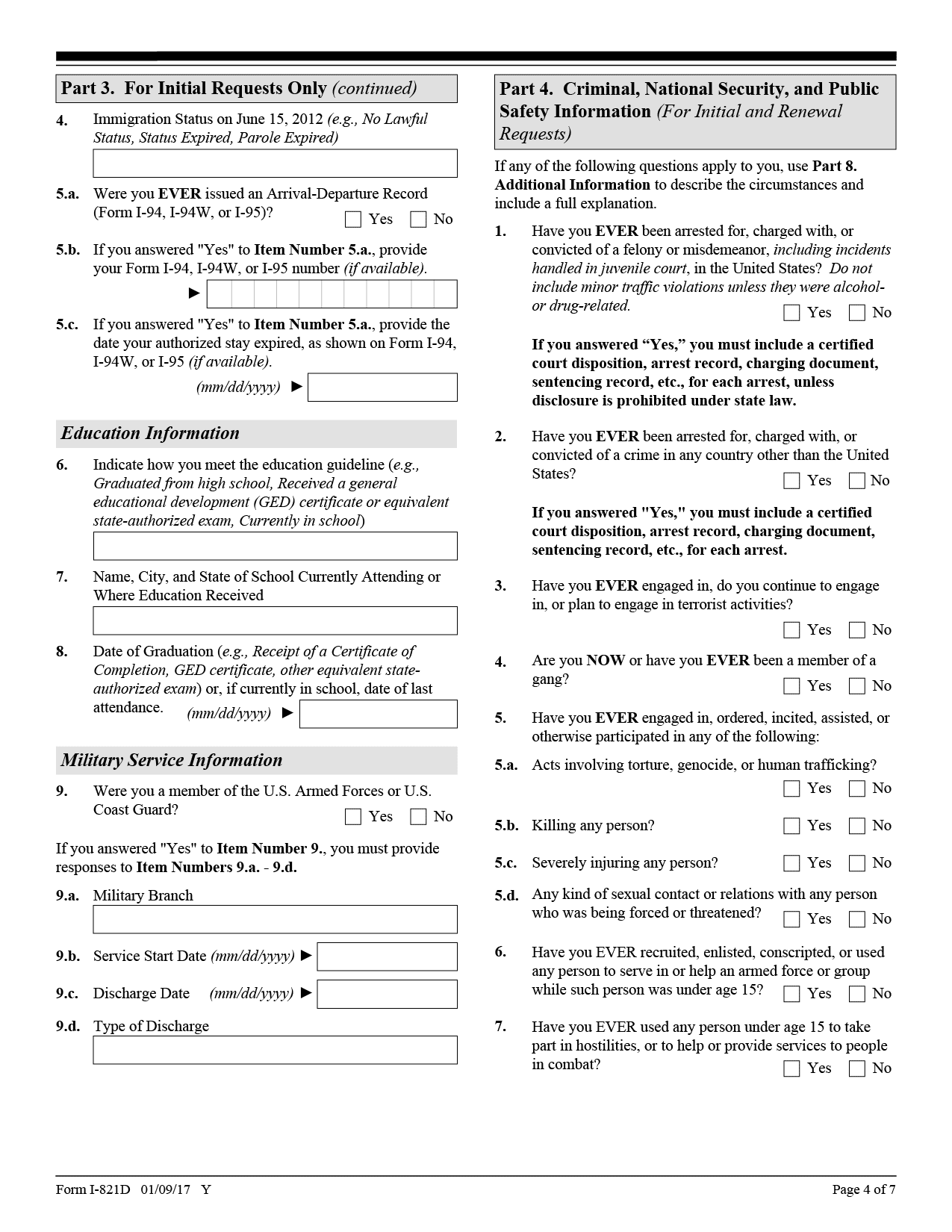 Here’s The Deeply Personal Information DACA Applicants Have To Give The ...