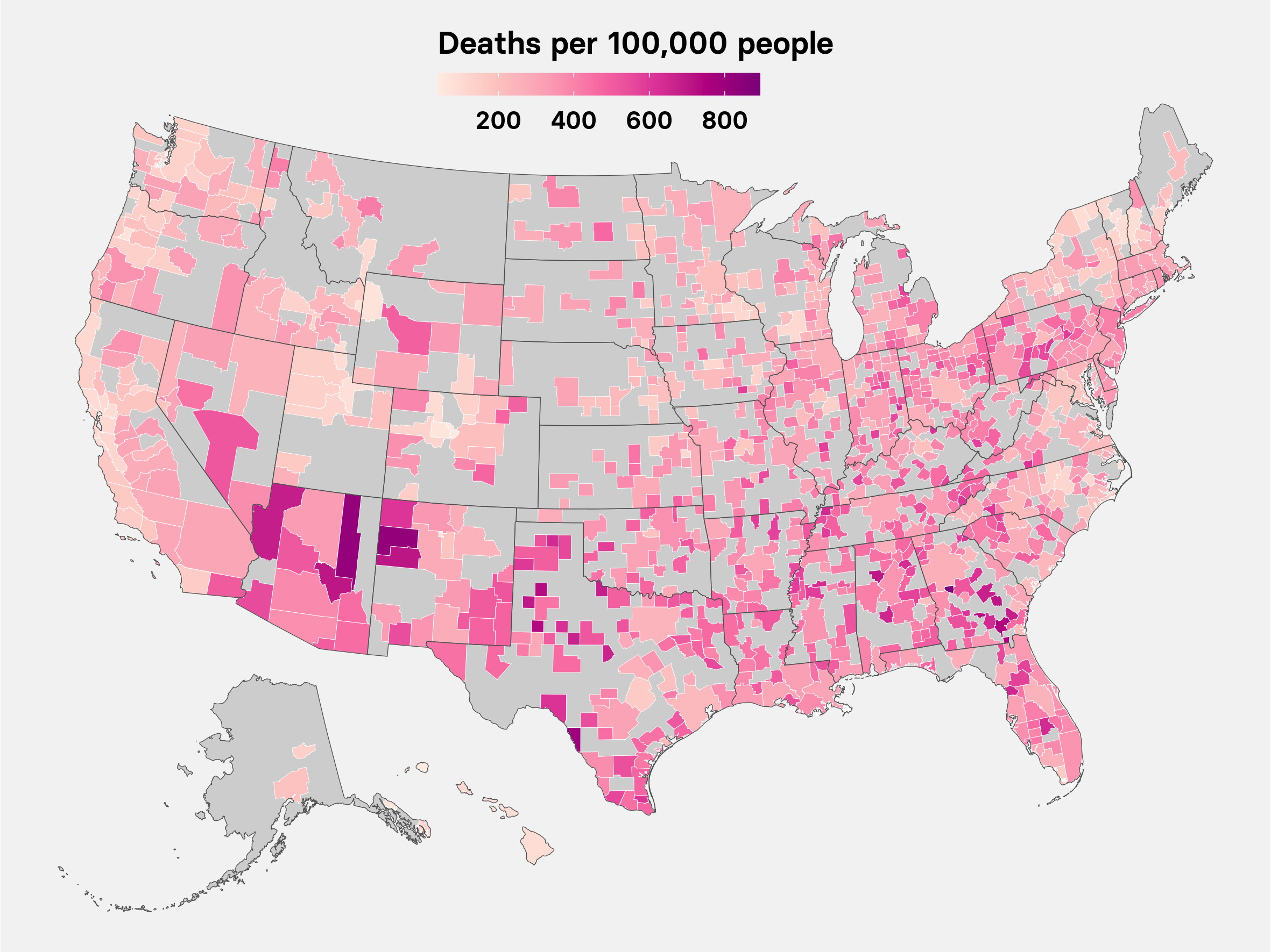 cities deaths map
