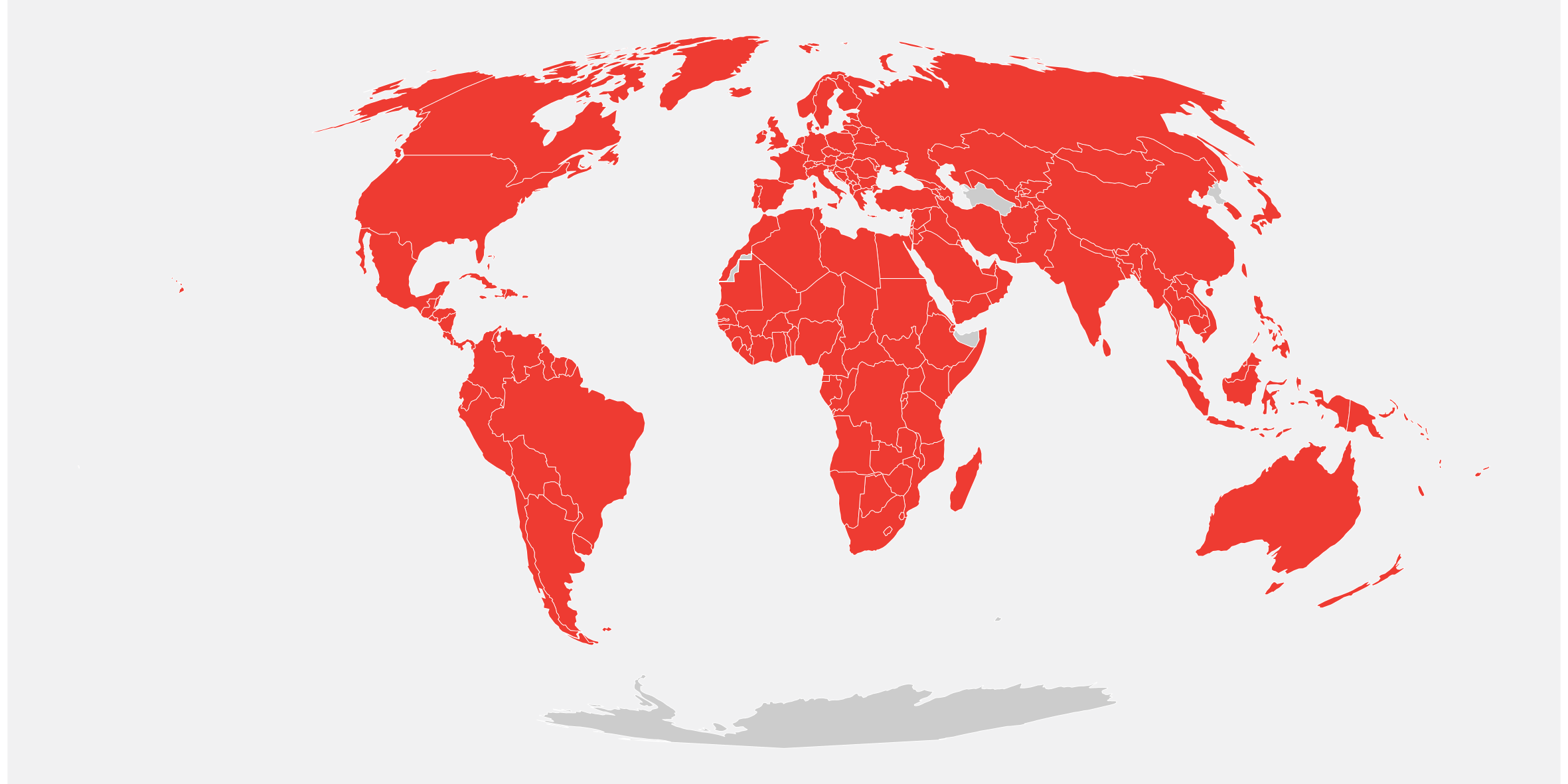 Carte des cas mondiaux